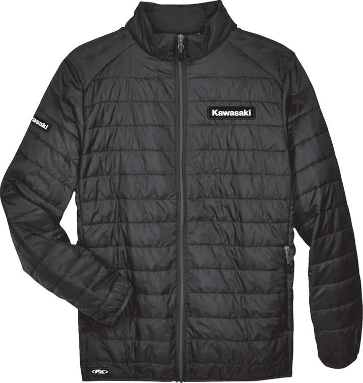 Factory Effex Kawasaki Puffer Jacket - Black - Large 28-85114