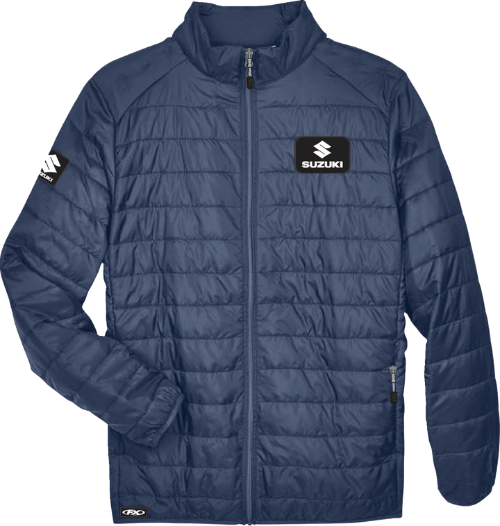 Factory Effex Suzuki Puffer Jacket - Navy - 2Xl 28-85418