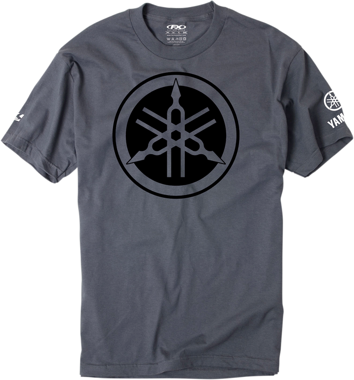 Factory Effex Yamaha Tuning Fork T-Shirt - Charcoal Gray - 2Xl 16-88296