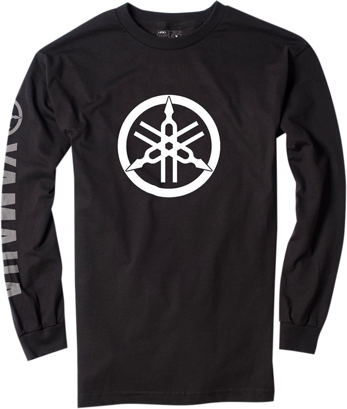 Factory Effex Yamaha Long-Sleeve T-Shirt - Black - Medium 17-87212