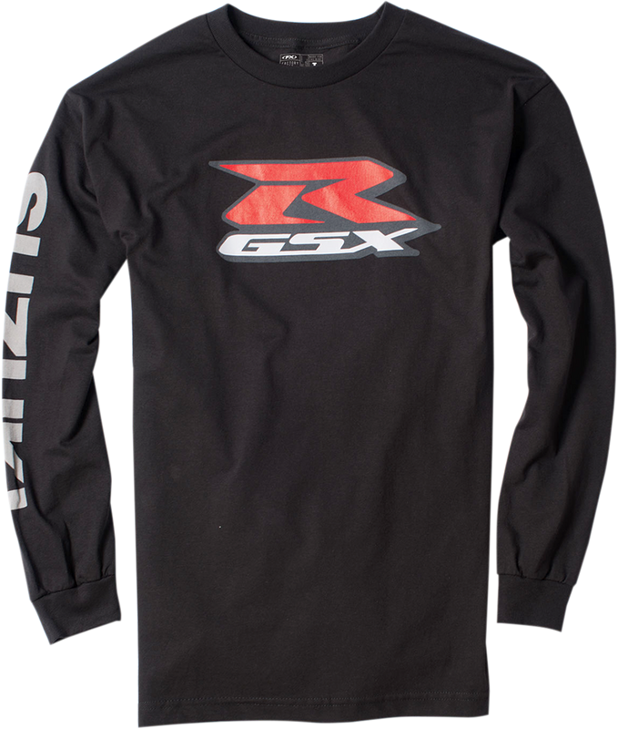 Factory Effex Suzuki Gsx-R Long-Sleeve T-Shirt - Black - 2Xl 17-87418