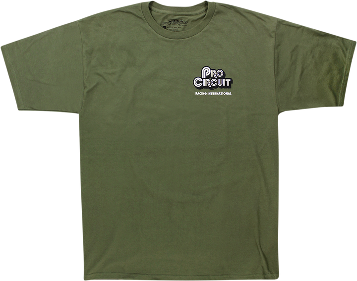 Pro Circuit Pit Bike T-Shirt - Green - Xl 6431720-040