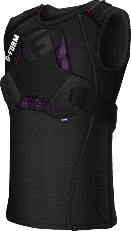 G-Form Mx Spike Chest + Back Shirt - Black - Medium MXS01121014