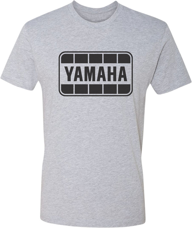 Yamaha Apparel Yamaha Retro T-Shirt - Gray/Black - Small NP21S-M1966-S