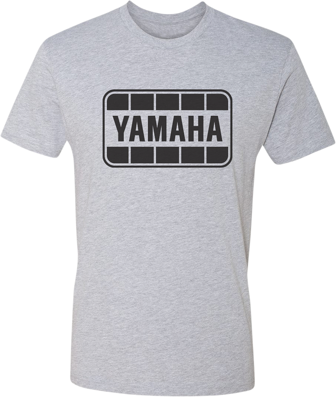 Yamaha Apparel Yamaha Retro T-Shirt - Gray/Black - 2Xl NP21S-M1966-2X