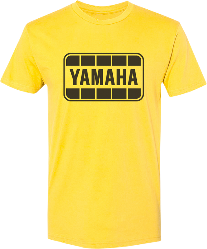 Yamaha Apparel Yamaha Retro T-Shirt - Yellow/Black - Large NP21S-M1969-L