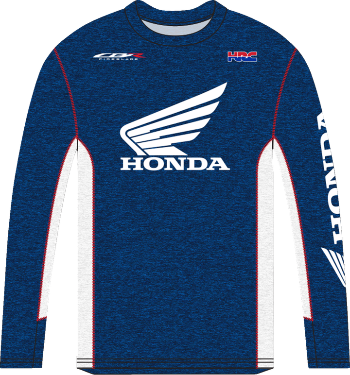 Honda Apparel Honda Hrc Long-Sleeve T-Shirt - Navy/White - 2Xl NP21S-M2482-2X