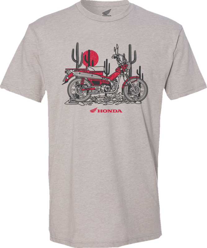 Honda Apparel Honda Trail 125 T-Shirt - Gray - Large NP21S-M2469-L