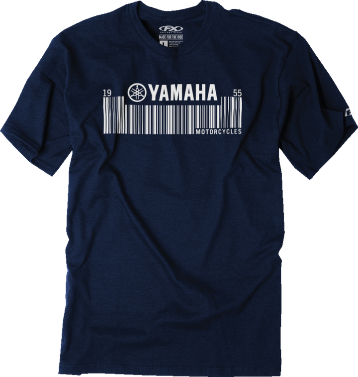 Factory Effex Yamaha Coded T-Shirt - Navy - Large 26-87214