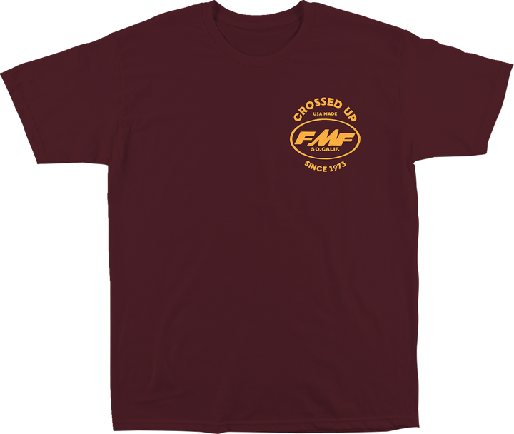 Fmf Crossed Up T-Shirt - Maroon - Medium SP24118901MRNMD