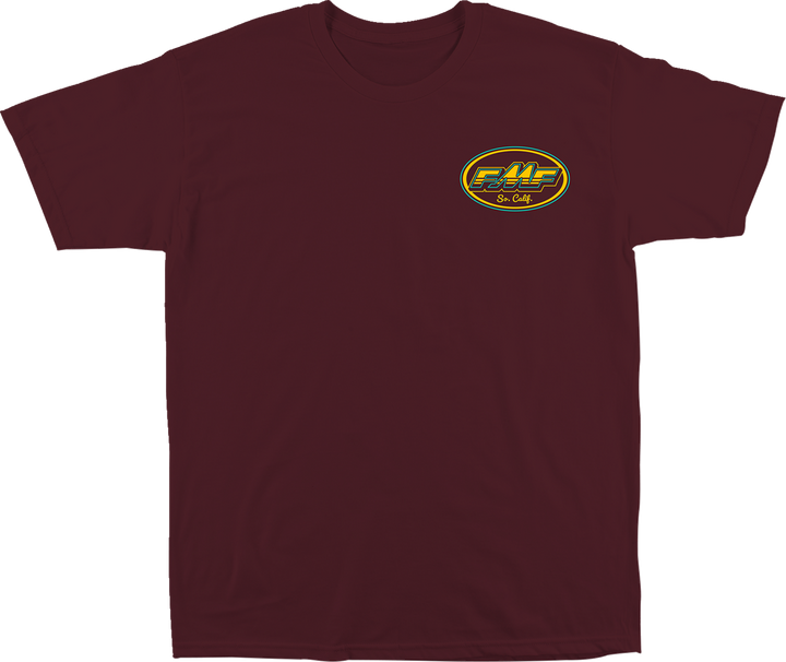Fmf Golden Stay T-Shirt - Maroon - Small SP24118904MRNSM