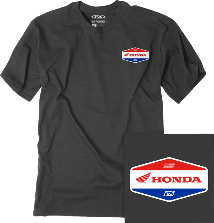 Factory Effex Honda Stadium T-Shirt - Heather Charcoal - Xl 27-87336