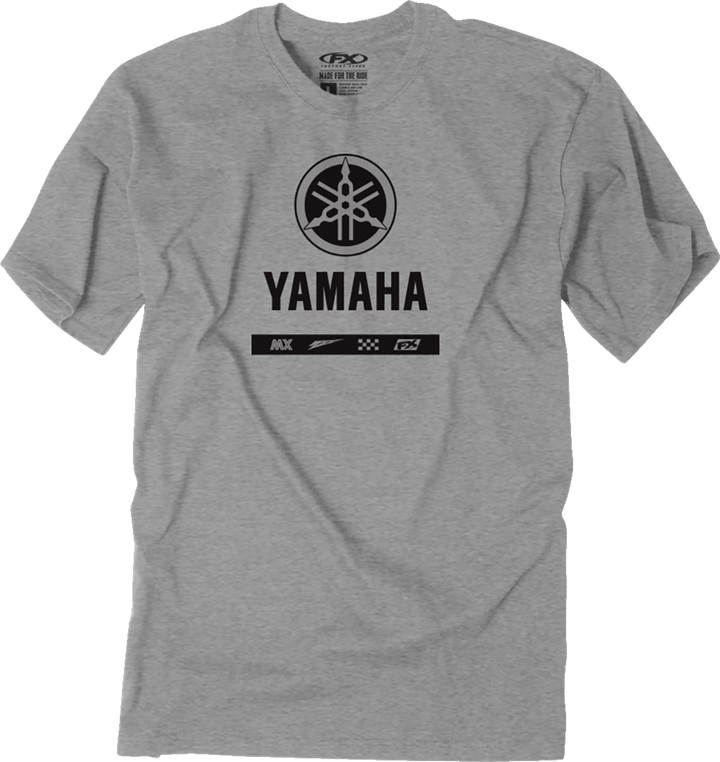 Factory Effex Yamaha Alpha T-Shirt - Heather Gray - Medium 27-87232