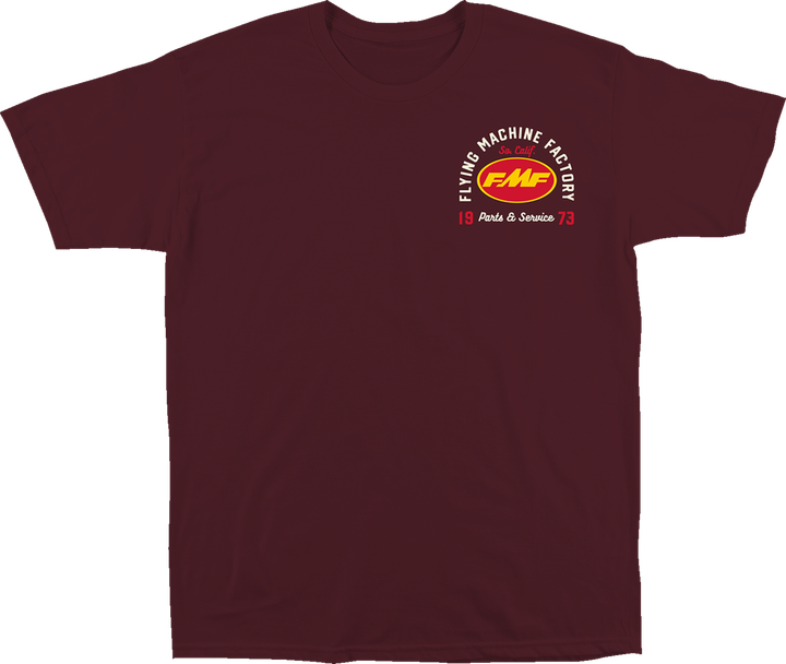 Fmf Exhaust Supply T-Shirt - Maroon - Large FA24118902MRNLG
