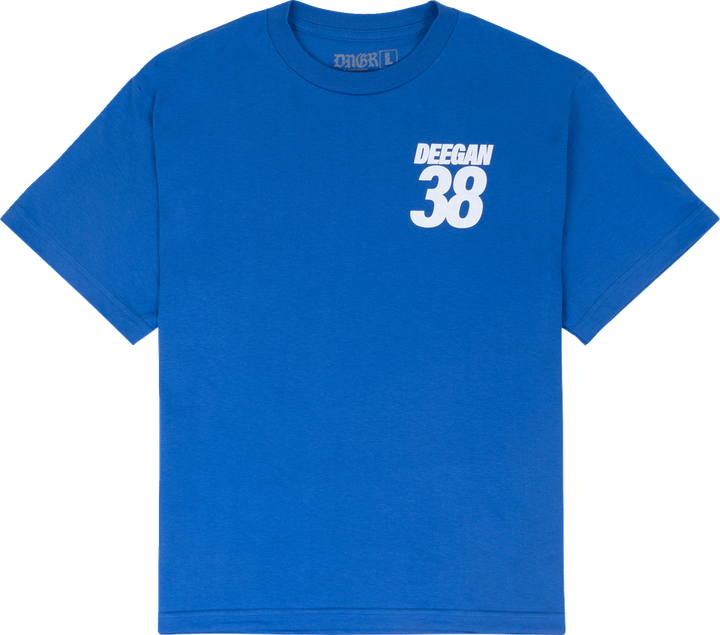 Deegan Apparel Mx2 T-Shirt - Blue - Xl DMTSS3026RYLXL