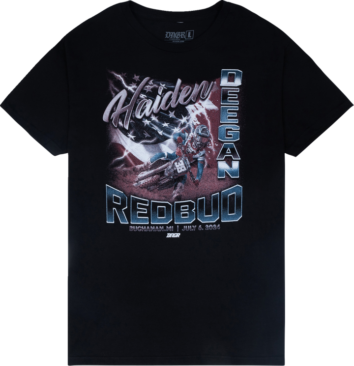 Deegan Apparel Red Bud T-Shirt - Black - Small DMTSS4012BLKS