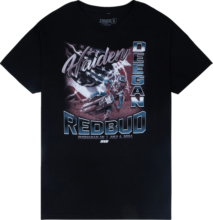 Deegan Apparel Red Bud T-Shirt - Black - Xl DMTSS4012BLKXL