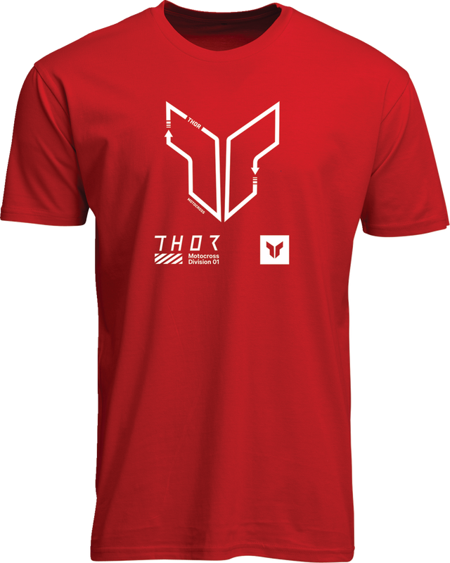 Thor Trax T-Shirt - Red - 2Xl 3030-24563