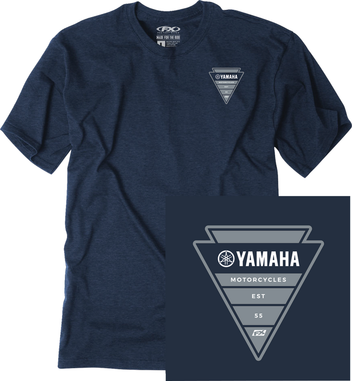 Factory Effex Yamaha Arrow T-Shirt - Navy - Medium 28-87232