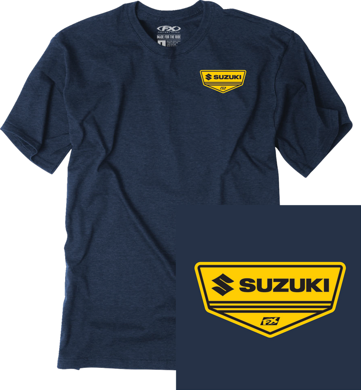 Factory Effex Suzuki Apex Rm T-Shirt - Navy - Xl 28-87426