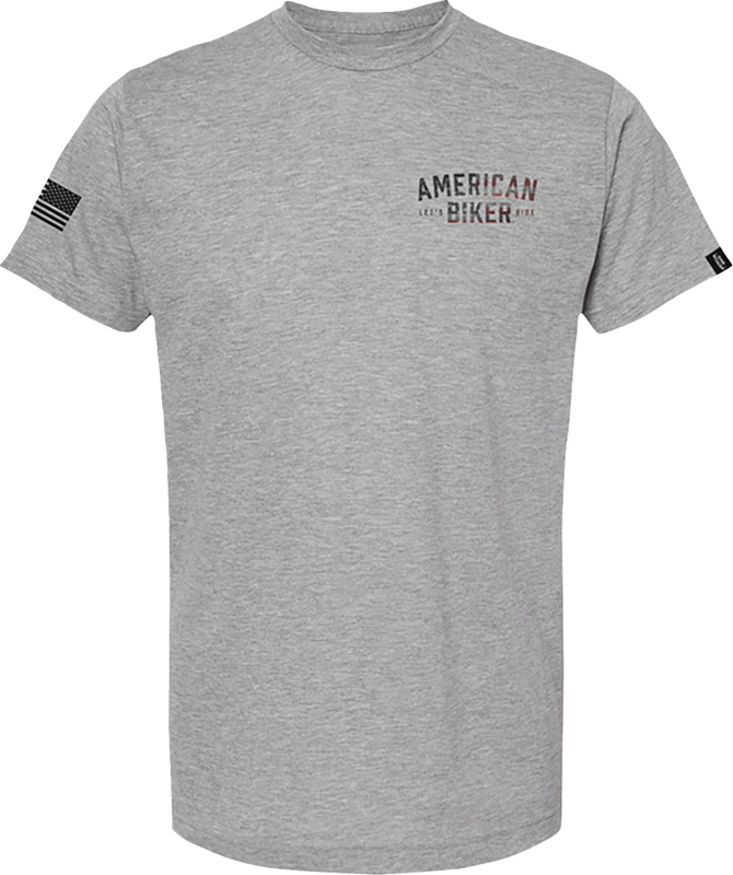 American Biker Biker Sam Active T-Shirt - Red/White/Blue - 4Xl ABBRWBSAM02S241GY4R