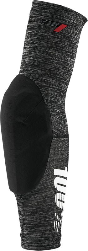 100% Teratec Elbow Guards - Heather Gray/Black - Large 70002-00007
