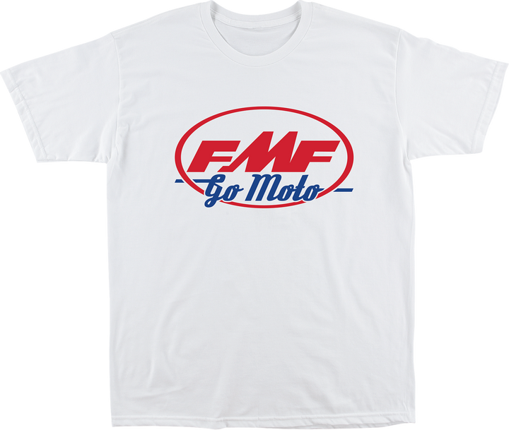 Fmf Go Moto T-Shirt - White - Large FA25118900WHTLG