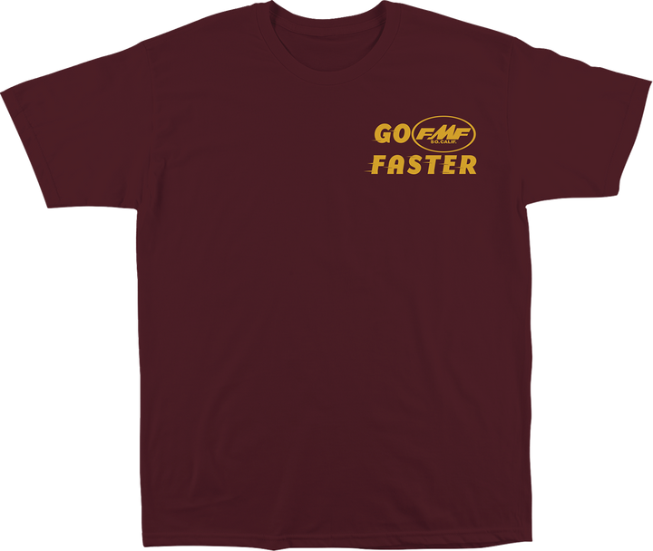 Fmf Faster T-Shirt - Maroon - Small FA25118902MRNSM