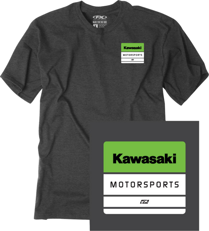 Factory Effex Kawasaki Phase T-Shirt - Heather Charcoal - 2Xl 29-87108