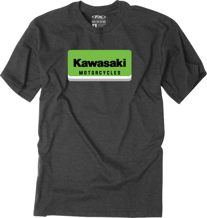 Factory Effex Kawasaki Nova T-Shirt - Heather Charcoal - Xl 29-87116