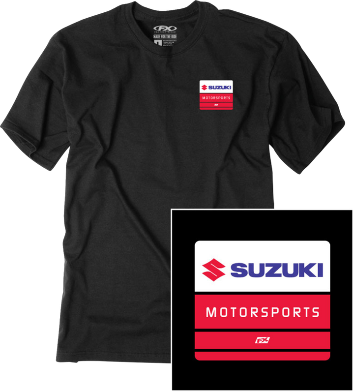 Factory Effex Suzuki Phase T-Shirt - Black - 2Xl 29-87408
