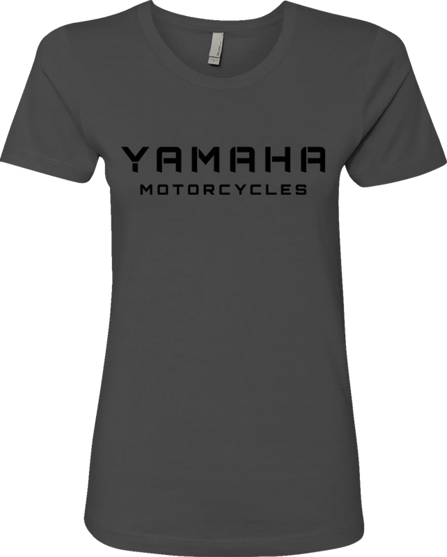 Yamaha Apparel Women'S Yamaha Motorcycles T-Shirt - Charcoal Black - Large NP21S-M3137-L