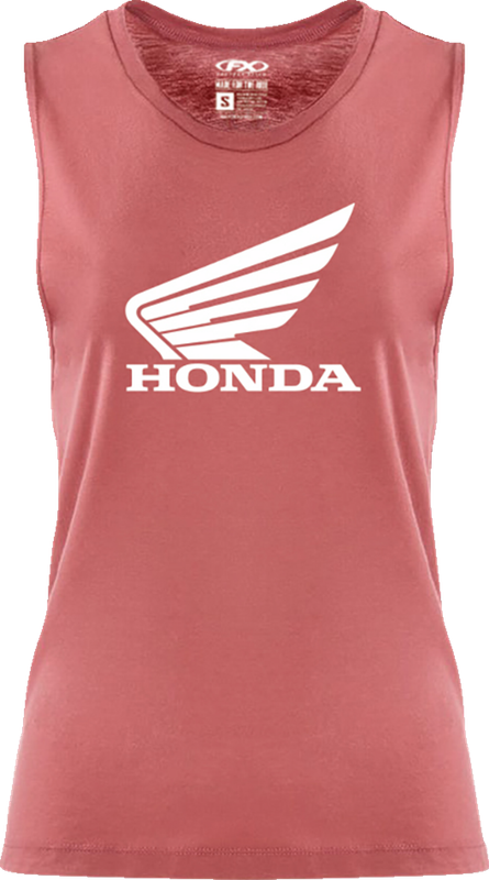 Factory Effex Women'S Honda Wing Muscle Tank Top - Paprika - Xl 27-87356