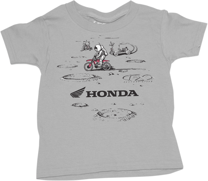 Factory Effex Toddler Honda Lunar T-Shirt - Heather Gray - 3T 22-83322