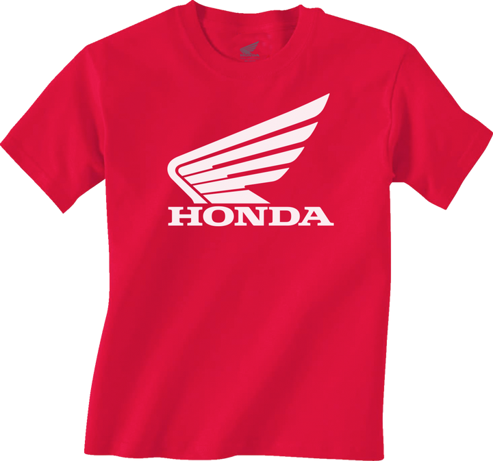 Honda Apparel Youth Honda Wing T-Shirt - Red - Small NP21S-Y3034-S