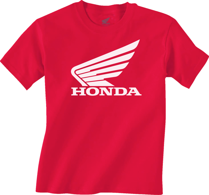 Honda Apparel Youth Honda Wing T-Shirt - Red - Medium NP21S-Y3034-M