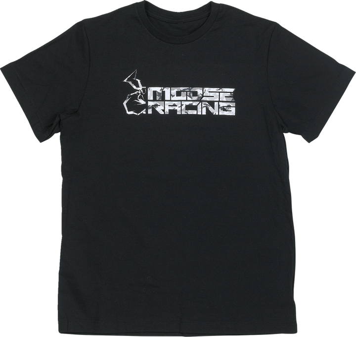 Moose Offroad Youth Camo T-Shirt - Black - Small 3032-3682