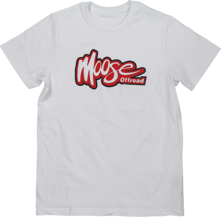 Moose Offroad Youth Off-Road T-Shirt - White - Large 3032-3704
