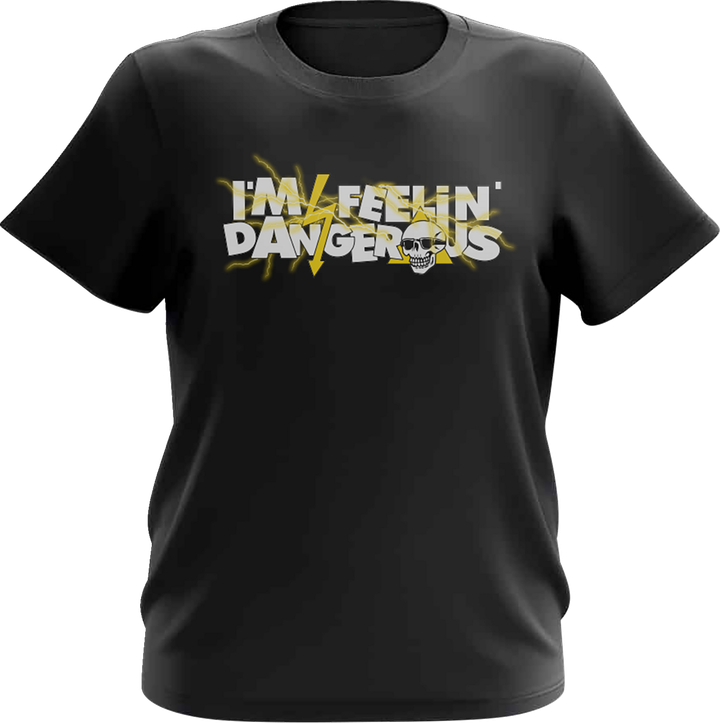 Deegan Apparel Youth Shocking T-Shirt - Black/Yellow - Small DBTSS3007BLYS