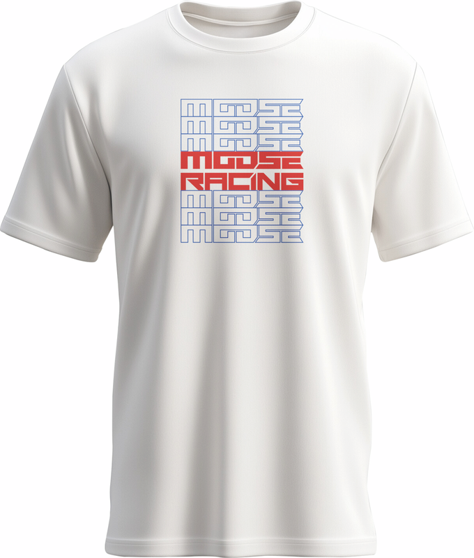 Moose Offroad Youth Recurrence T-Shirt - White - Small 3032-3800
