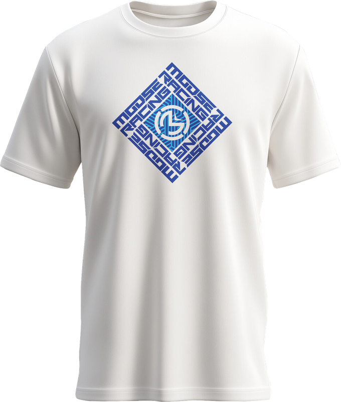 Moose Offroad Youth Spin Sync T-Shirt - White - Medium 3032-3810