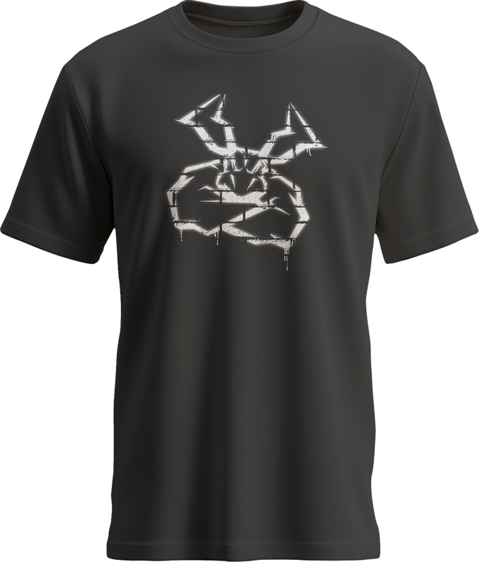 Moose Offroad Youth Agroid Grafitti T-Shirt - Black - Large 3032-3823