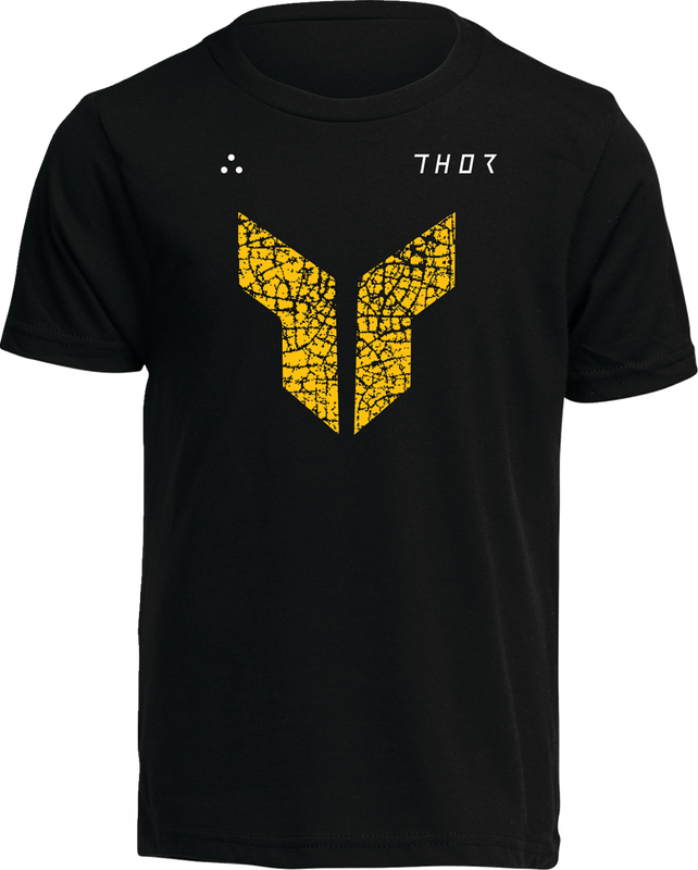 Thor Youth Iconic T-Shirt - Dry Lake Black - Large 3032-3834