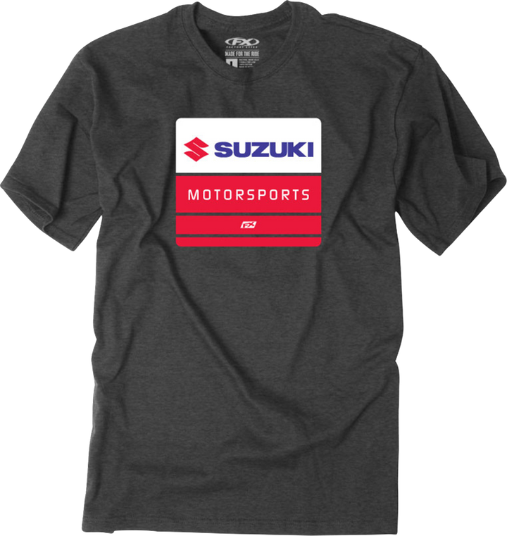Factory Effex Youth Suzuki Phase T-Shirt - Heather Charcoal - Small 29-83400