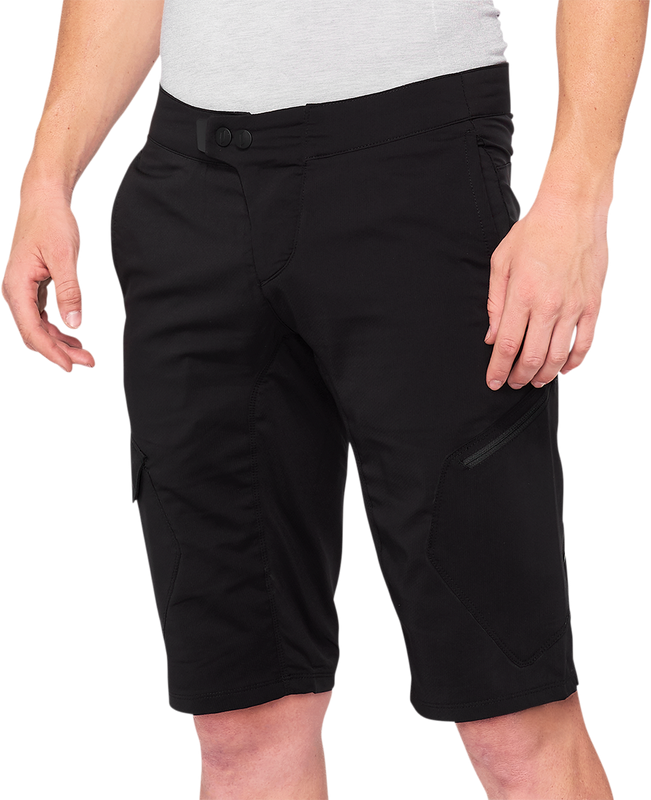 100% Ridecamp Shorts - Black - Us 36 40029-00004