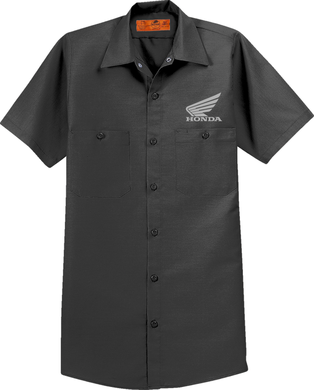 Honda Apparel Honda Work Shirt - Charcoal - Xl NP21S-M3024-XL