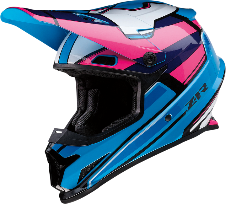 Z1R Rise Helmet - Mc - Pink/Blue - 2Xl 0110-7189