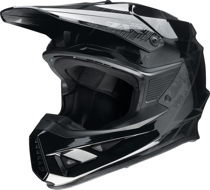 Z1R F.I. Helmet - Fractal - Mips - Stealth - Medium 0110-7796