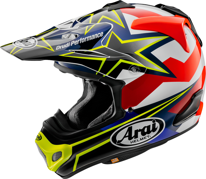Arai Helmets Vx-Pro4 Helmet - Stars & Stripes - Yellow - Xs 0110-8201