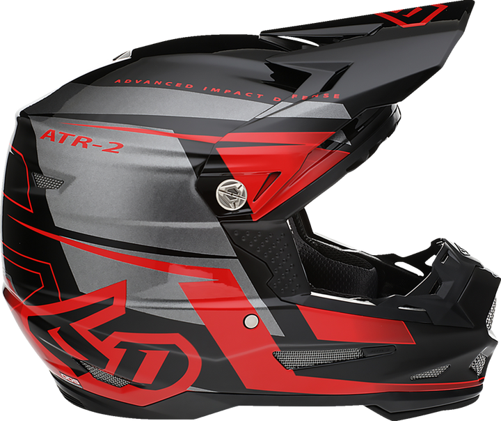 6D Helmets Atr-2 Helmet - Mach - Red/Gray/Black - 2Xl 522268